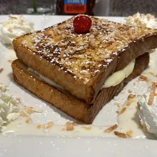 Coconut French toast