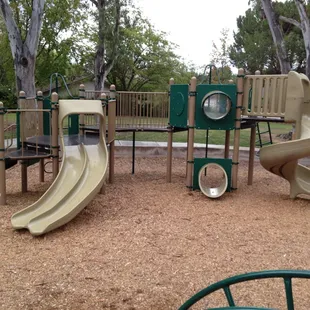 This is the larger of the two play structures.