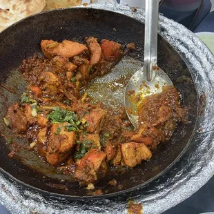 Chicken karahi was so good.