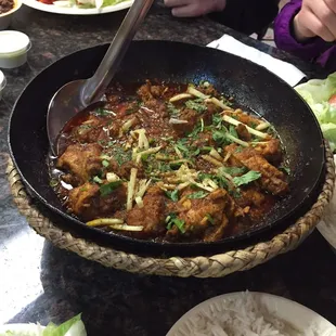 Chicken Karahi...was mostly bones!