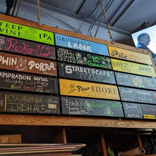 Tap menu (different than online)