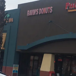 the front of a restaurant