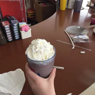 Yummy old-fashioned milkshakes!