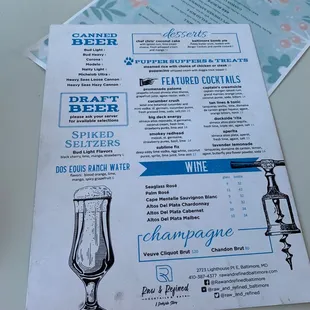 Drink Menu