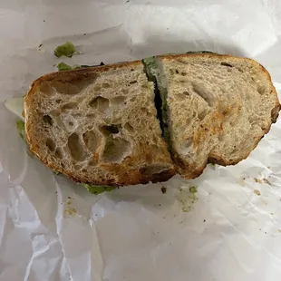 The veggie sandwich