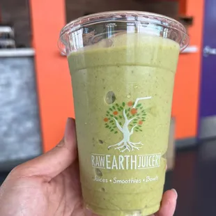 Matcha vanilla smoothie