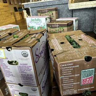 Look at all this organic goodness