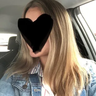 blonde balayage by Hayli