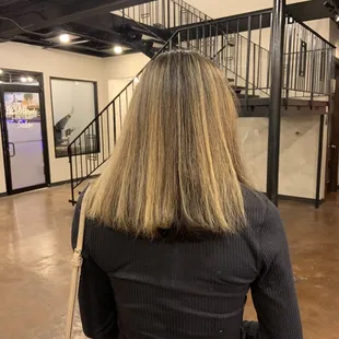 My highlights (Didn't get a hair cut here)