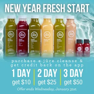 Cleanse Promotion - ends January 31st