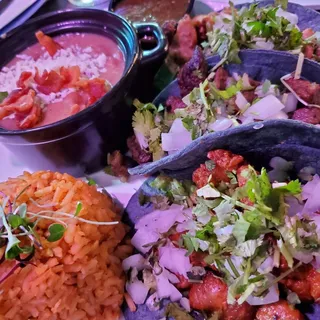 Trio Street Tacos Plate