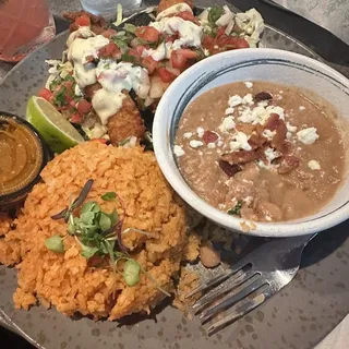 Baja Fish Tacos Plate