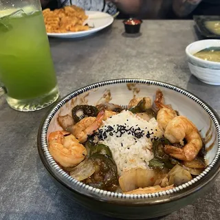 Shrimp Cachanilla Plate