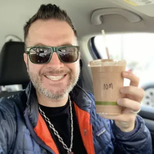 Nutty monkey with cacao.