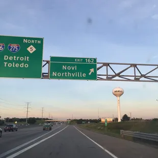 Just 2 minutes from exit - if your heading to the D or nearby stop in....better yet call it in 248.596.0000