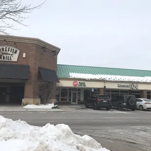 the outside of the store