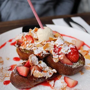 Strawberry Toast**