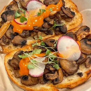 Adaptogenic Mushroom Toast