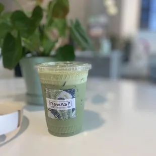 Lavender Matcha Latte