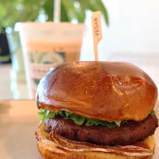 impossible bbq bacon burger