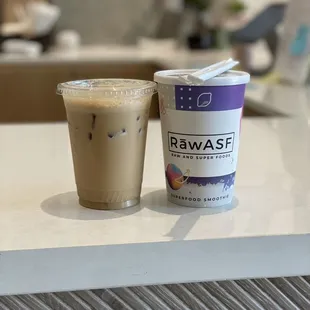 Coffee + smoothie!