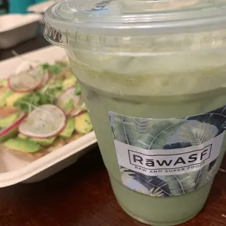 Lavender Matcha Latte