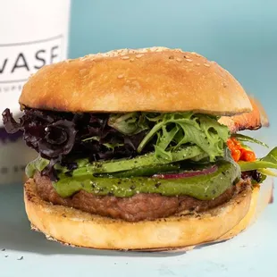 Avocado Truffle Burger