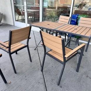 Outdoor seating