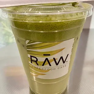 Lavender Matcha Latte