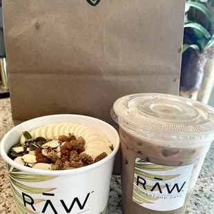 Matcha bowl (seasonal) &amp; chagaccino