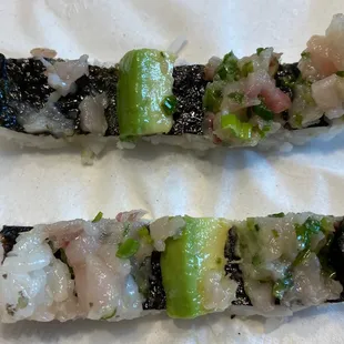 raw sushi