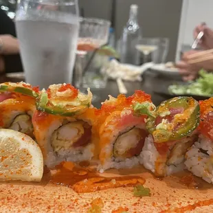 These rolls are too good. Didn't have a pic of the Dante's inferno, too busy devouring it