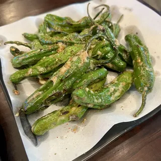 Grilled Shishito Peppers