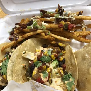 tacos and fries