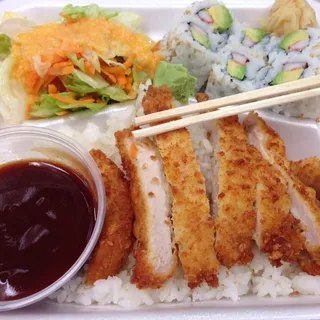 Pork Tonkatsu Bento Box Combination