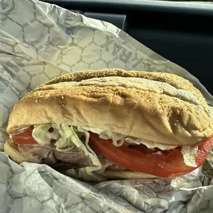 Deluxe roast beef. It was delicious.