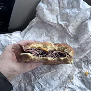 Beef and cheddar