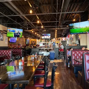 the dining area