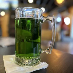 St Pattie&apos;s green beer