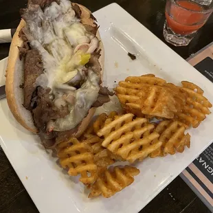South Philly Cheesesteak Sandwich