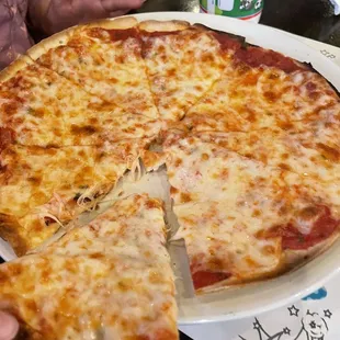 Cheese pizza kids menu