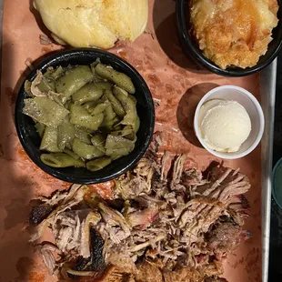 Pulled pork platter