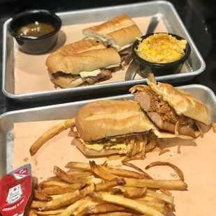 Brisket Dip Sandwich and TB&apos;s PO&apos;BOY SANDWICH!
