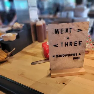 meat and three sandwiches