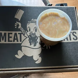 Meatsweats and Large Mac and cheese $7