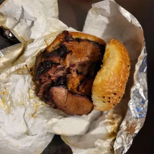 Beef Brisket sandwich  - good