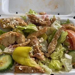 Greek salad I dont ike beets.