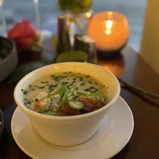 Corn and hominy chowder