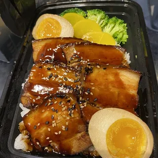 Pork Belly over Rice Platter