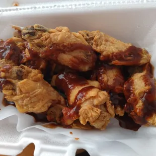 Barbecue wings?